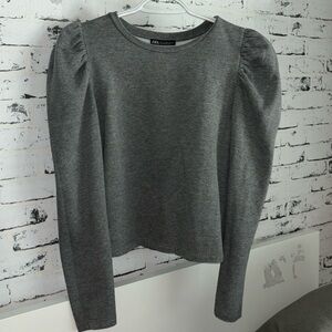 Zara Puff Sleeve Sweat shirt